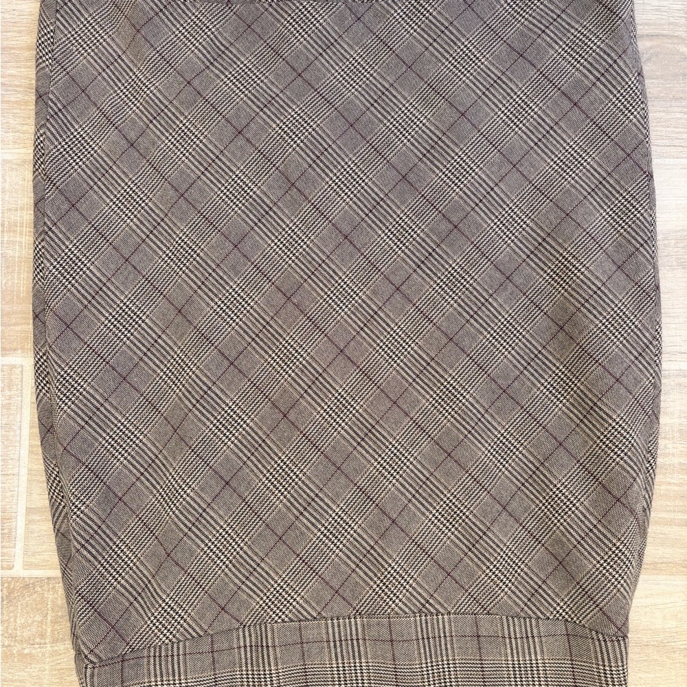 The Limited Gray Ribbed Pencil Skirt for Work